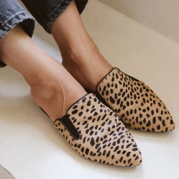 Jenni Kayne Shoes - Jenni Kayne Pony Hair Flat Mules